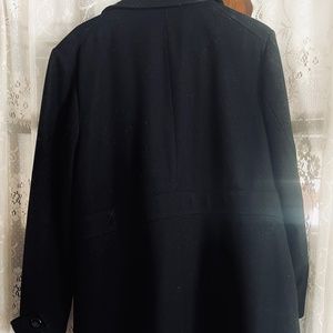 Black Wool Dress Coat XL Old Navy